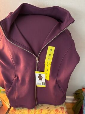 32 Degrees Women's Burgundy Full-Zip Jacket